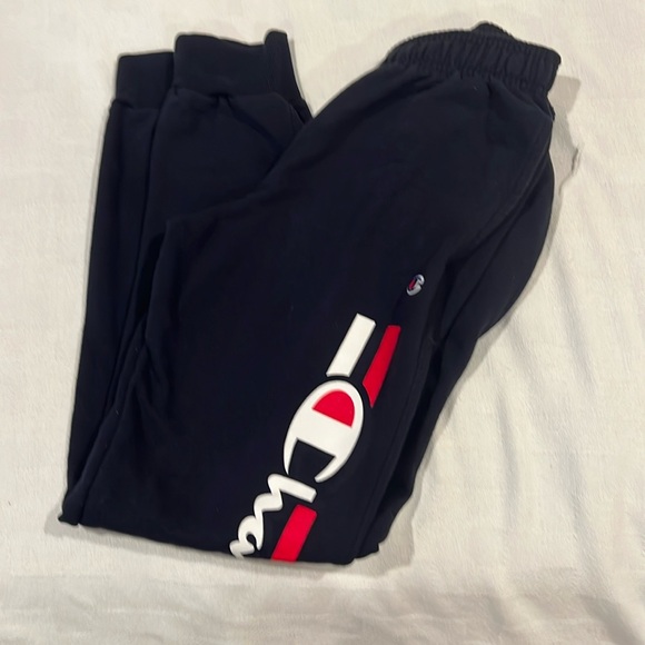 Navy Champion sweat pants - Picture 2 of 7